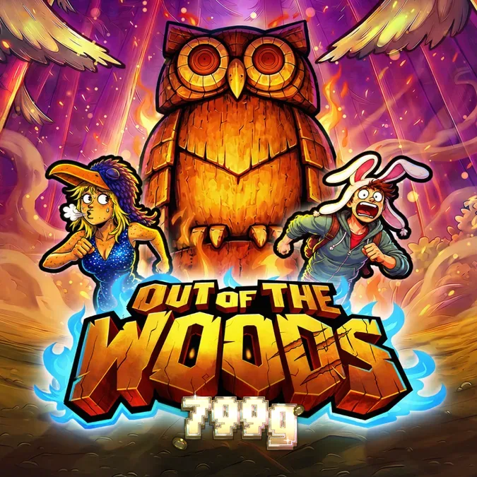 Cena atmosférica da floresta sombria em Out Of The Woods